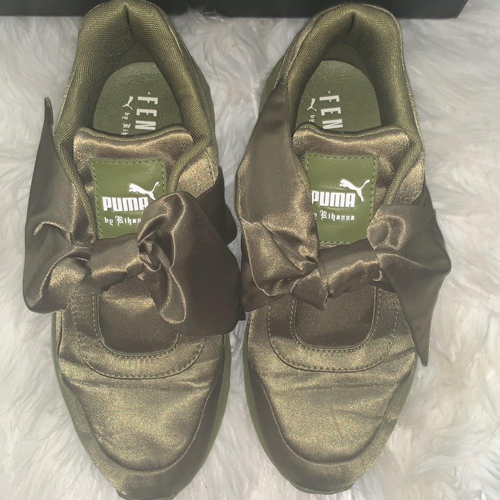Puma Fenty by Rihanna Olive Green Sneakers